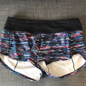 lululemon athletica size 6 speed shorts